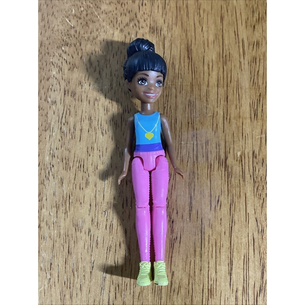 Mattel BARBIE ON THE GO 4" Doll African American Aa